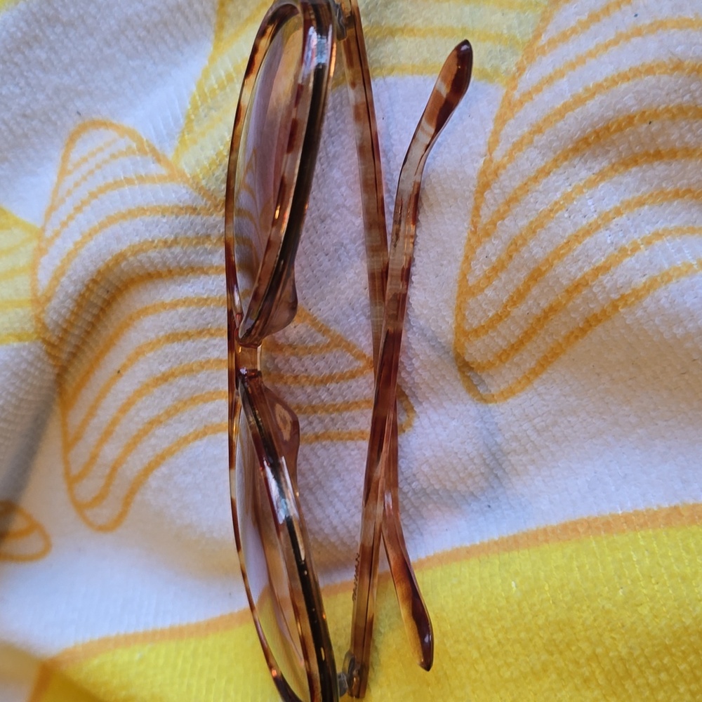 VGUC- Vintage Large Pilot Sunglasses with Gradient Lens Tortoise Frame - Picture 14 of 14